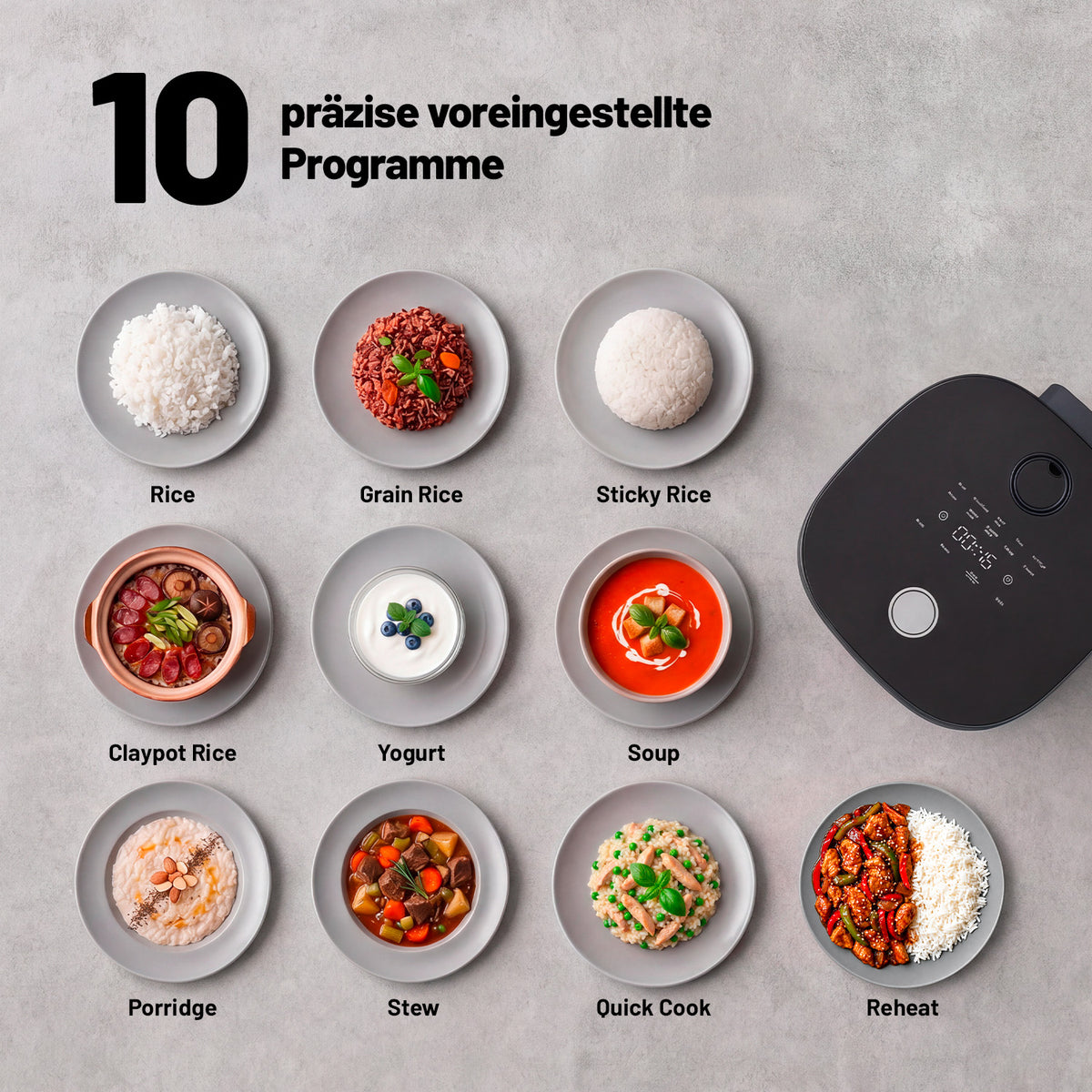 Lauben Glass Rice Cooker 1600AT