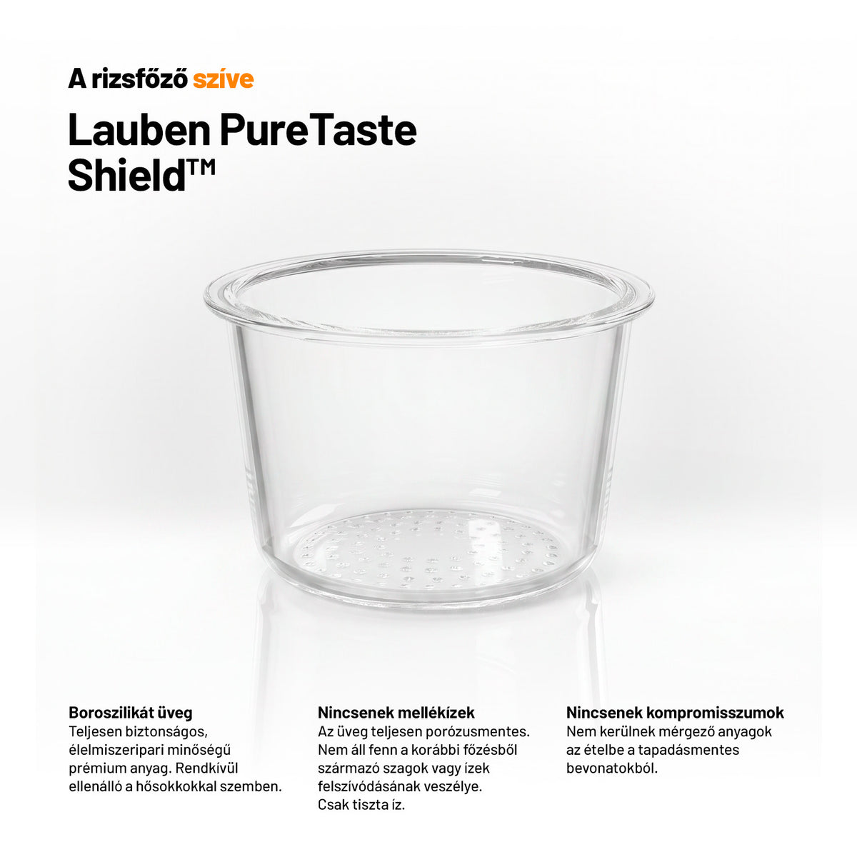 Lauben Glass Rice Cooker 1600AT