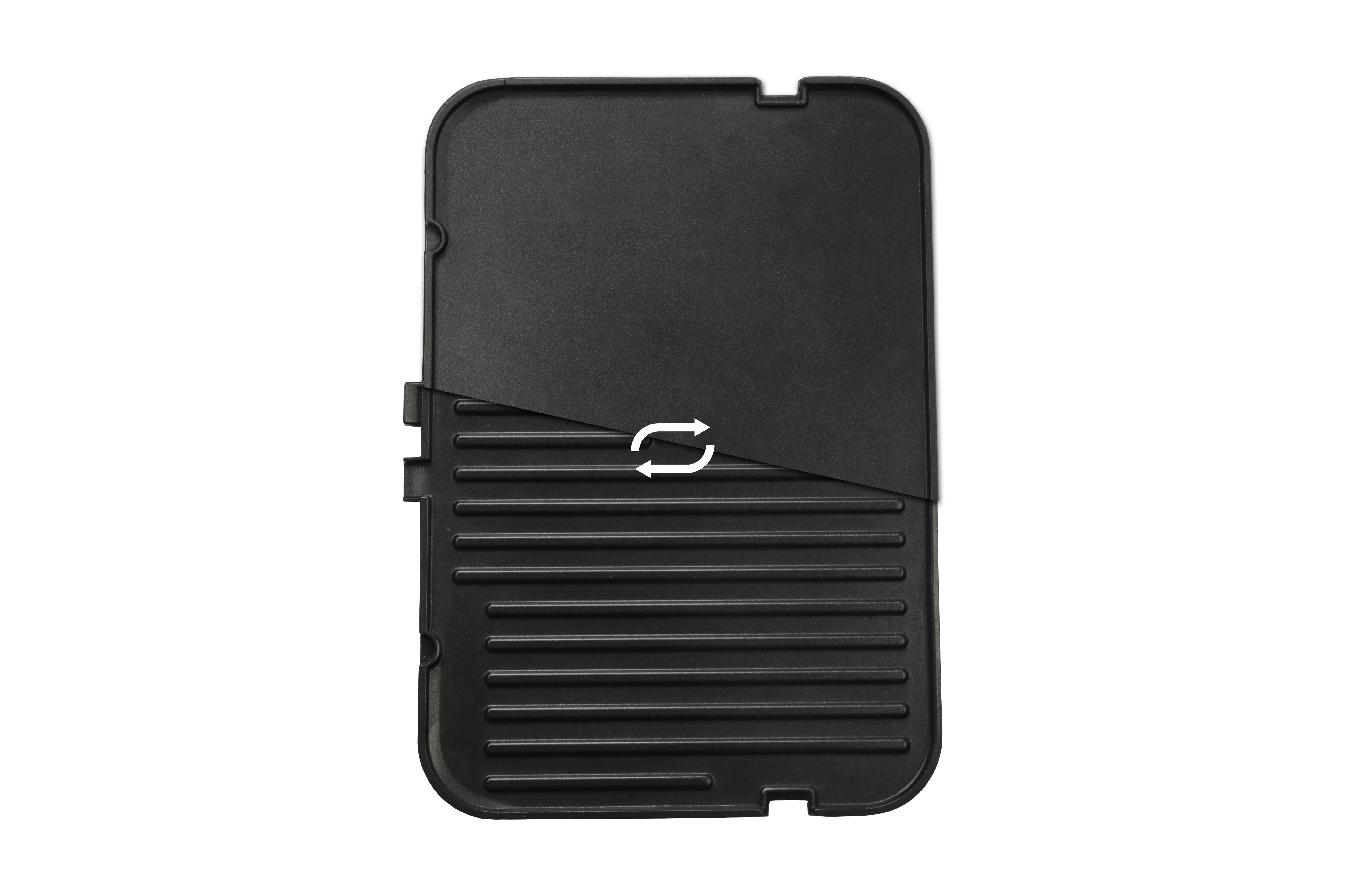 2-in-1 Grill plate for Lauben Contact Grill Deluxe 2000ST